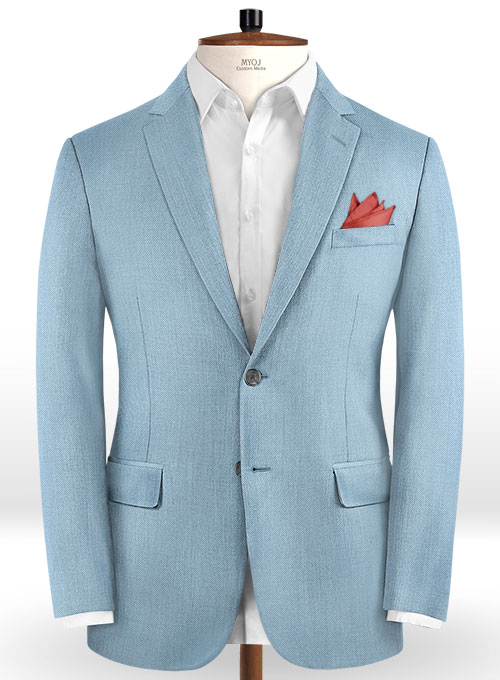 Scabal Antique Blue Wool Jacket