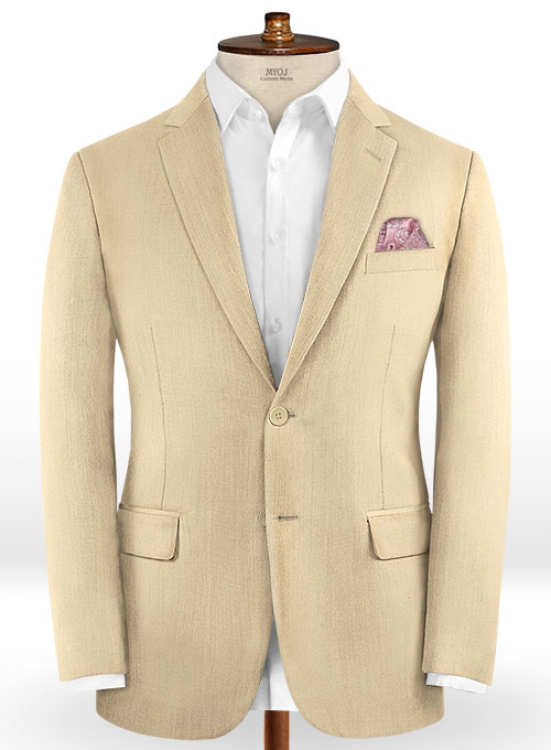 Scabal Beige Wool Jacket