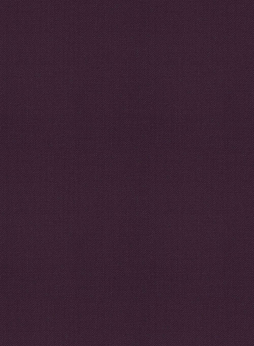 Scabal Dark Purple Wool Jacket - Click Image to Close