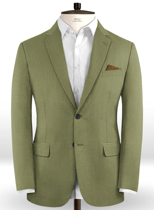 Scabal Fern Green Wool Jacket