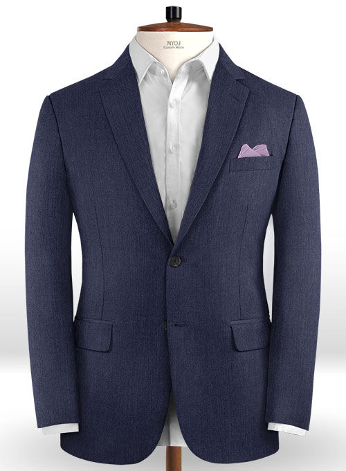 Scabal Indigo Wool Jacket