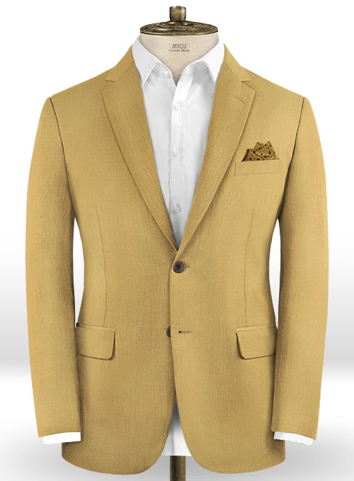 Scabal Khaki Wool Jacket