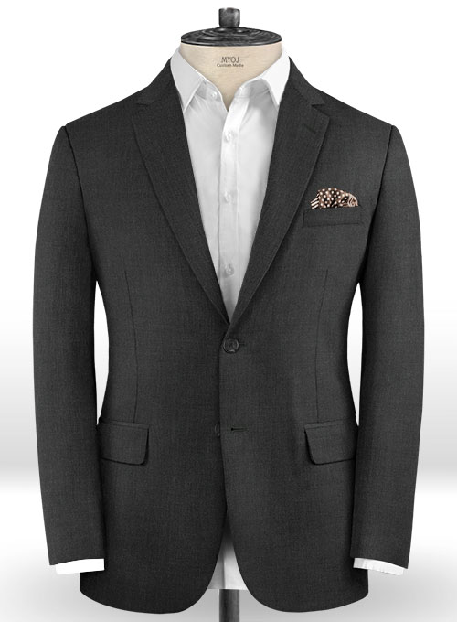 Scabal Lead Gray Wool Jacket