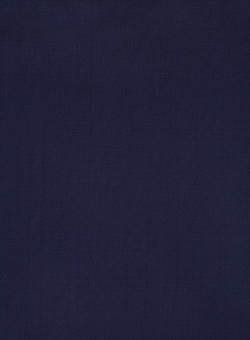 Scabal Navy Blue Wool Jacket - Click Image to Close
