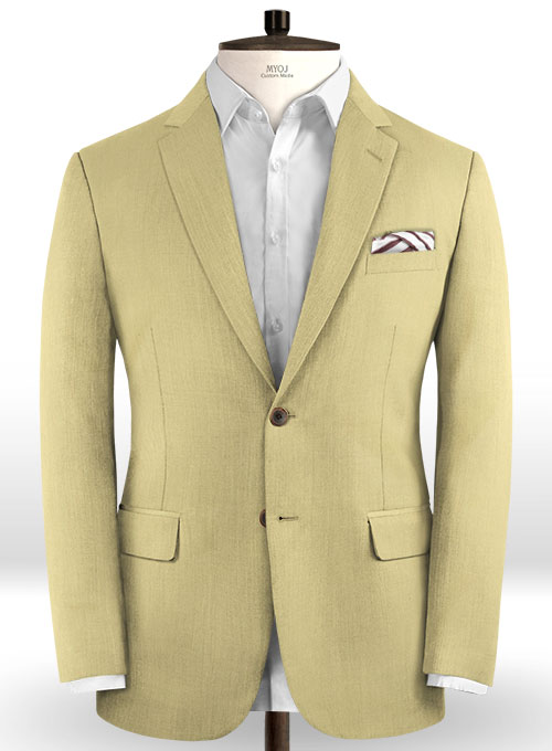 Scabal Pearl Khaki Wool Jacket