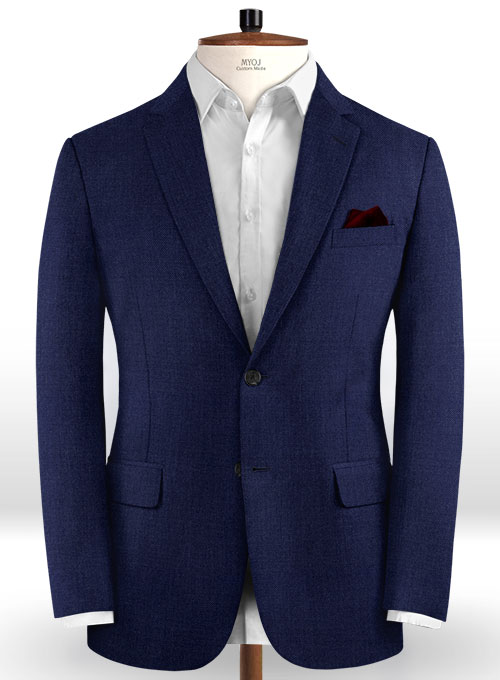 Scabal Regal Blue Wool Jacket