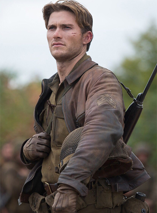 Scott Eastwood Fury Leather Jacket