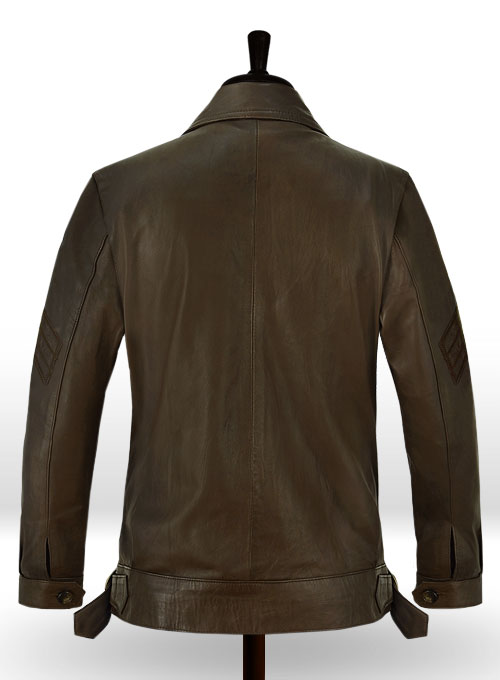 Scott Eastwood Fury Leather Jacket