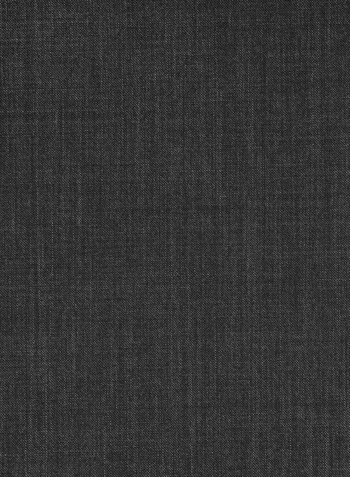 Sharkskin Charcoal Wool Jacket - Click Image to Close