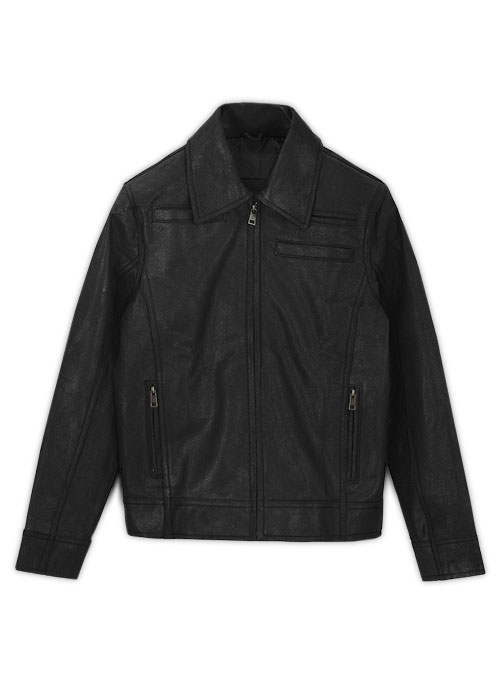 Shiny Cocktail Black Joseph Gordon Looper Leather Jacket