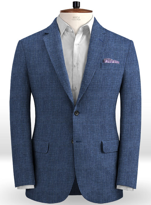 Solbiati Blue Prince Linen Jacket