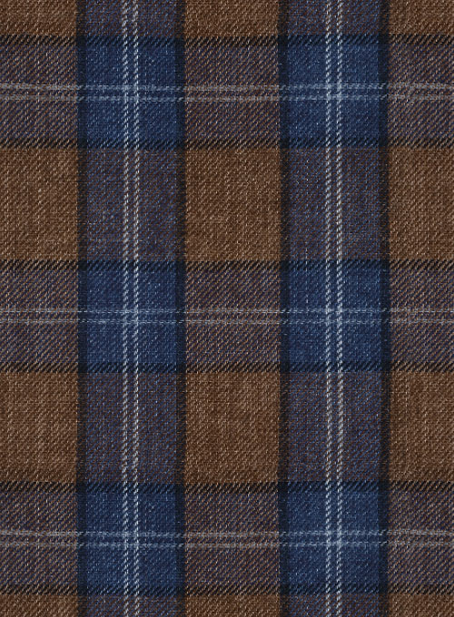 Solbiati Brown Glen Linen Jacket - Click Image to Close