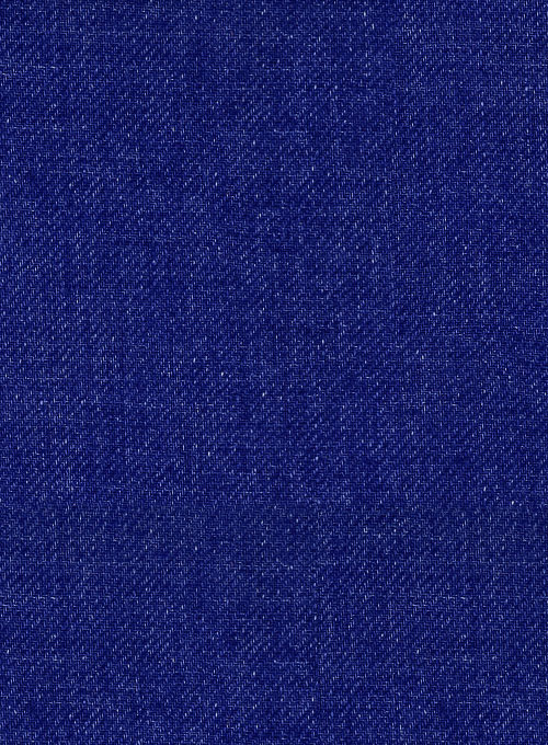 Solbiati Ink Blue Linen Jacket - Click Image to Close