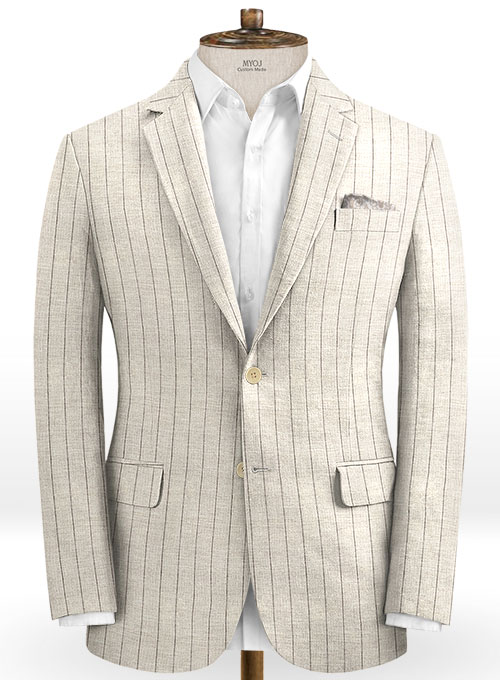 Solbiati Linen Wool Silk Occhi Jacket