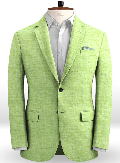 Solbiati Spring Green Linen Jacket