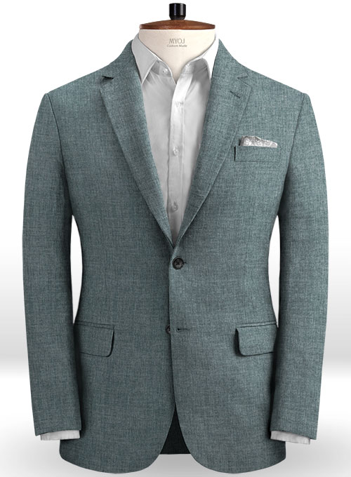 Solbiati Stone Gray Linen Jacket