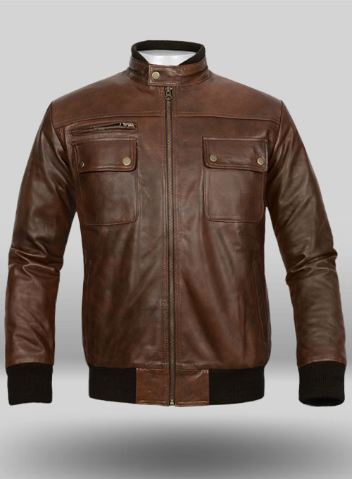 Spanish Brown Leather Jacket # 94