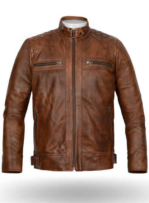 Spanish Brown Leather Jacket # 653