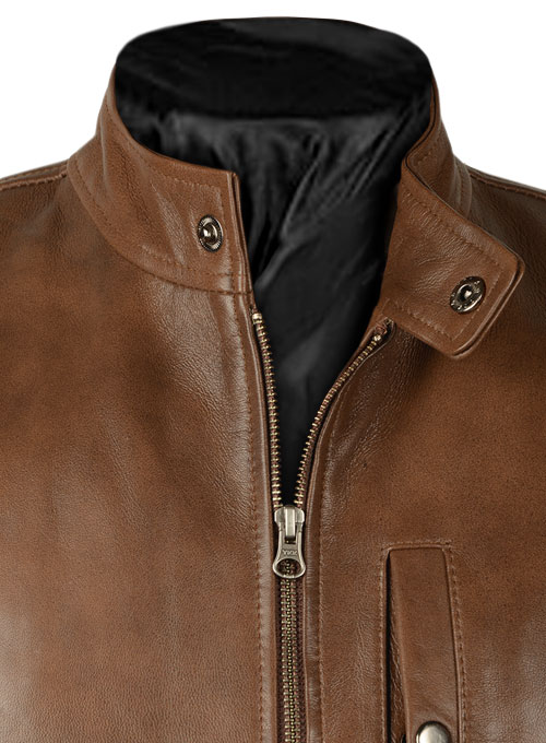 Spanish Brown Leather Vest # 325