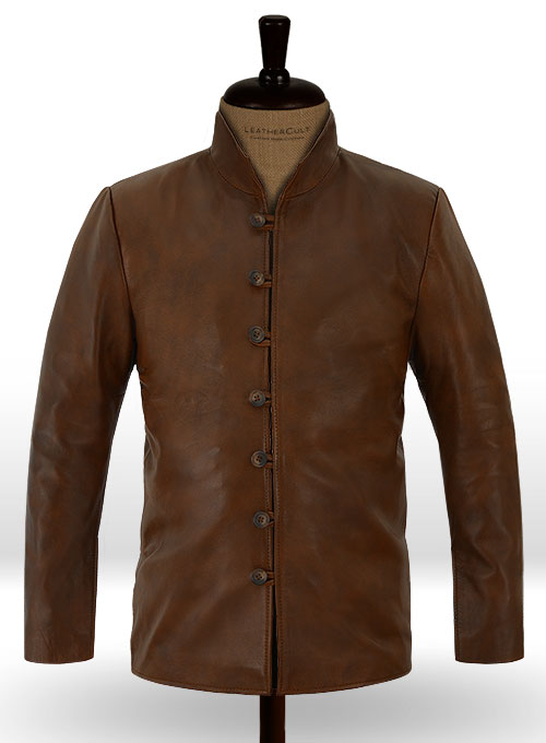 Spanish Brown Tom Riley Da Vinci's Demons Leather Jacket