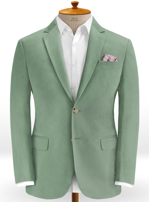 Stretch Summer Weight Spring Green Chino Jacket