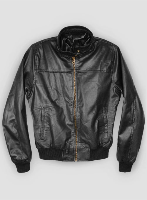 Symphony Detachable Hood Leather Jacket