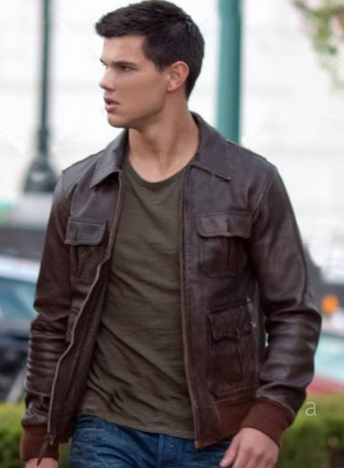 Taylor Lautner Abduction Leather Jacket - Click Image to Close