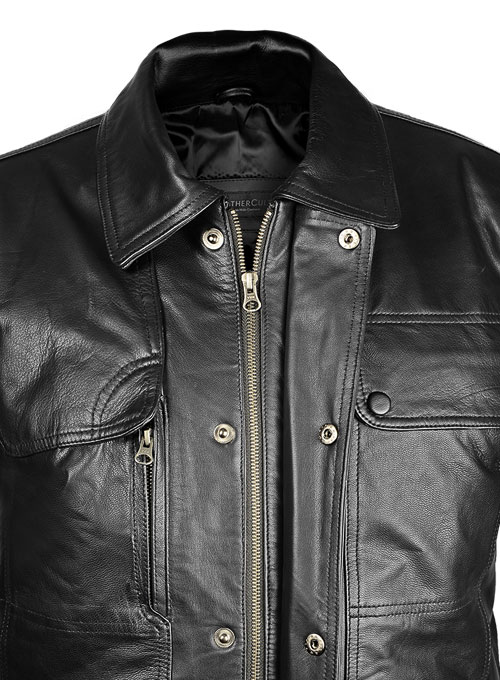 Terminator Genisys Arnold Schwarzenegger Leather Jacket