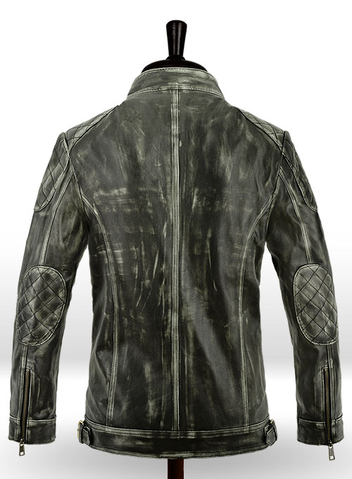 William Charcoal Leather Jacket