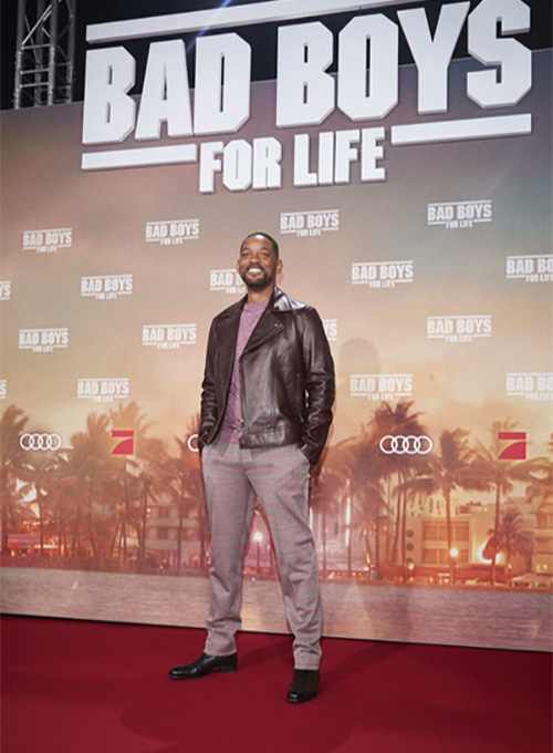 Will Smith Bad Boys For Life premiere Leather Jacket - Click Image to Close