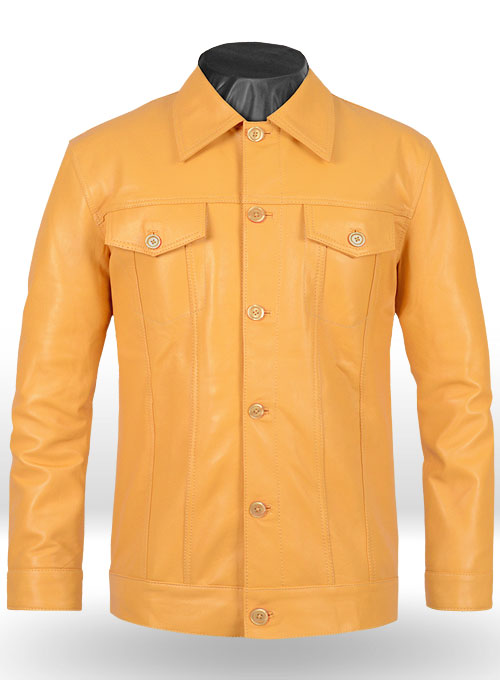 Yellow Transformers 4 Mark Wahlberg Leather Jacket