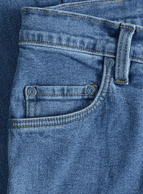Body Hugger Stretch Light Blue Jeans - Click Image to Close