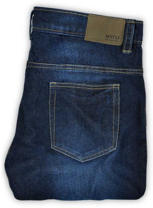 Aston Blue Hard Wash Whisker Jeans - Click Image to Close