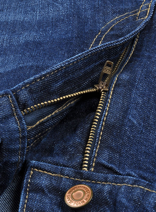 Aston Blue Indigo Wash Whisker Jeans - Click Image to Close