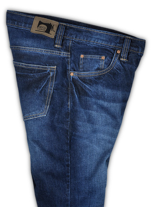 Aston Blue Indigo Wash Whisker Jeans