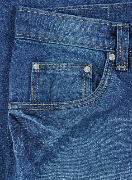 Aston Blue Stone Wash Whisker Jeans - Click Image to Close