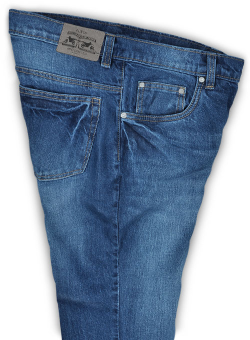 Aston Blue Stone Wash Whisker Jeans