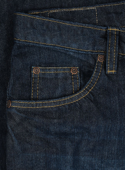 Barbarian Blue Hard Wash Whisker Jeans