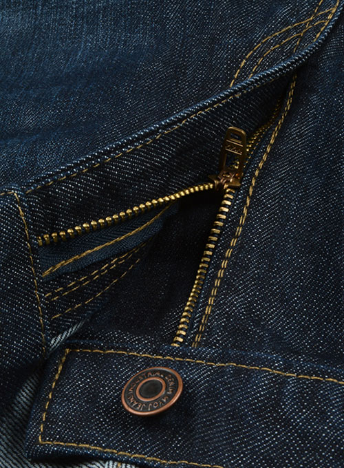 Barbarian Blue Hard Wash Whisker Jeans - Click Image to Close