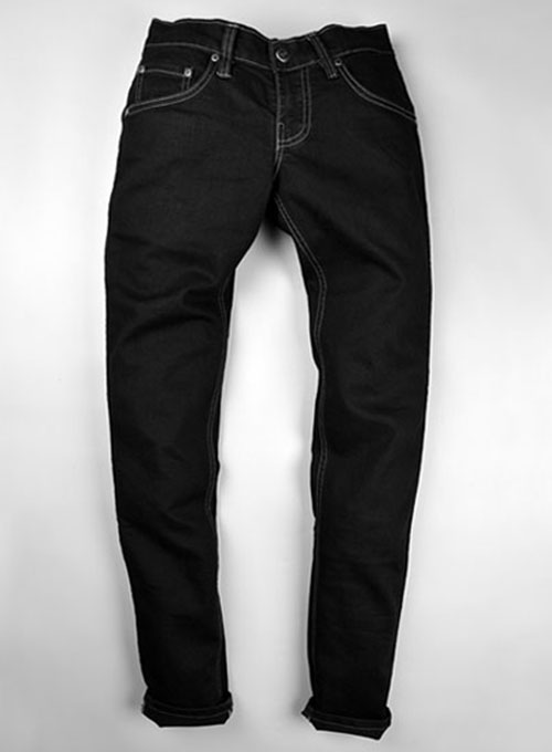 Black Body Hugger Stretch Jeans - Look #226 - Click Image to Close
