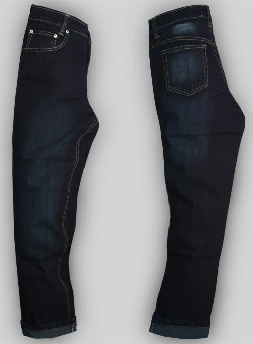 Body Hugger Stretch Hard Wash Scrape Jeans - Click Image to Close
