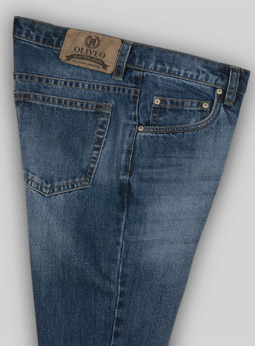Bullet Denim Jeans - Indigo Wash - Click Image to Close