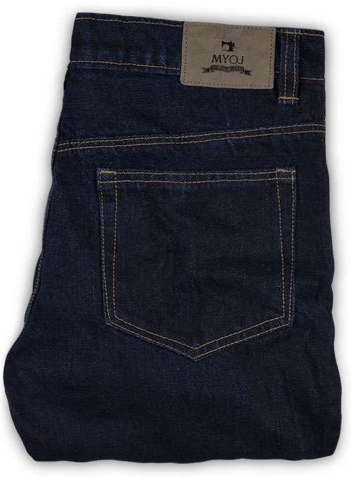 Classic Indigo Rinse Jeans - Hard Wash - Click Image to Close