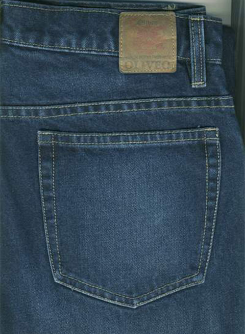 Classic 12oz Scrape Wash Denim Jeans - Click Image to Close