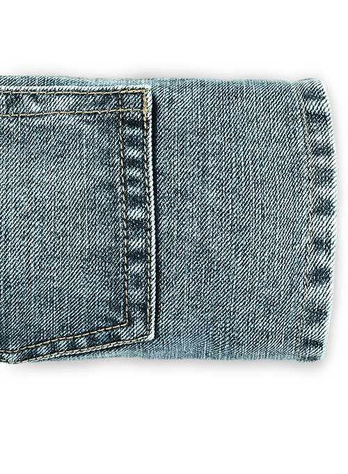 Crixus Blue Blast Wash Jeans