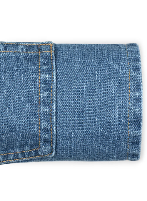 Falcon Blue Stone Wash Jeans - Click Image to Close