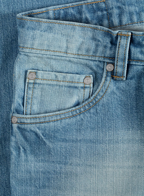 Falcon Blue Stone Wash Whisker Jeans