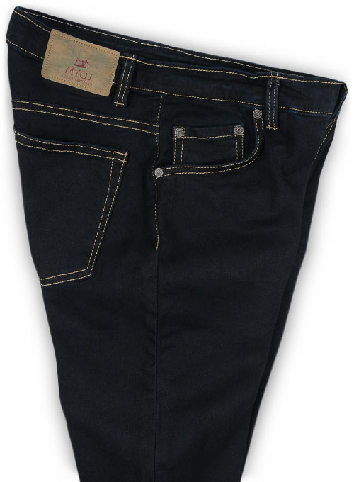 Fierce Blue Stretch Jeans - Hard Wash - Click Image to Close