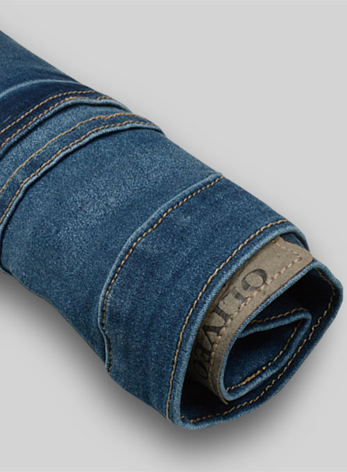 Foster Blue Stretch Jeans - Stone Wash