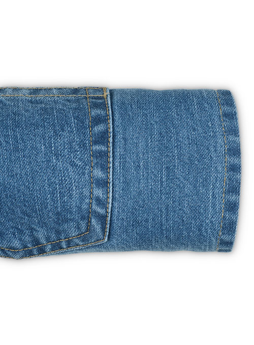 Gannicus Blue Light Wash Jeans - Click Image to Close